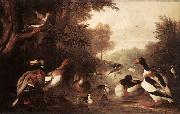 Jakob Bogdani Landscape with Ducks oil painting picture wholesale